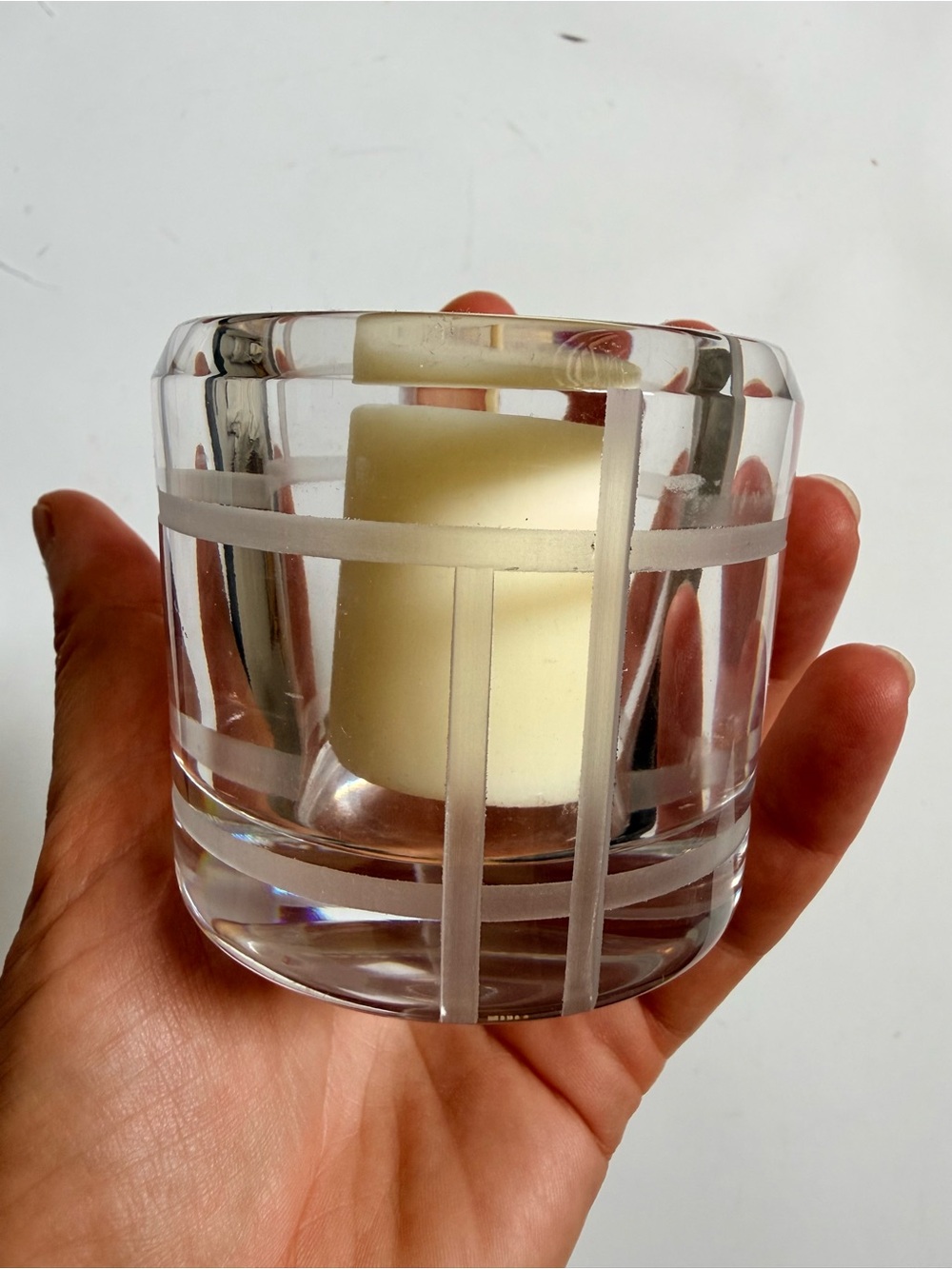 KATE SPADE x LENOX Crystal Madison Square Votive Candleholder